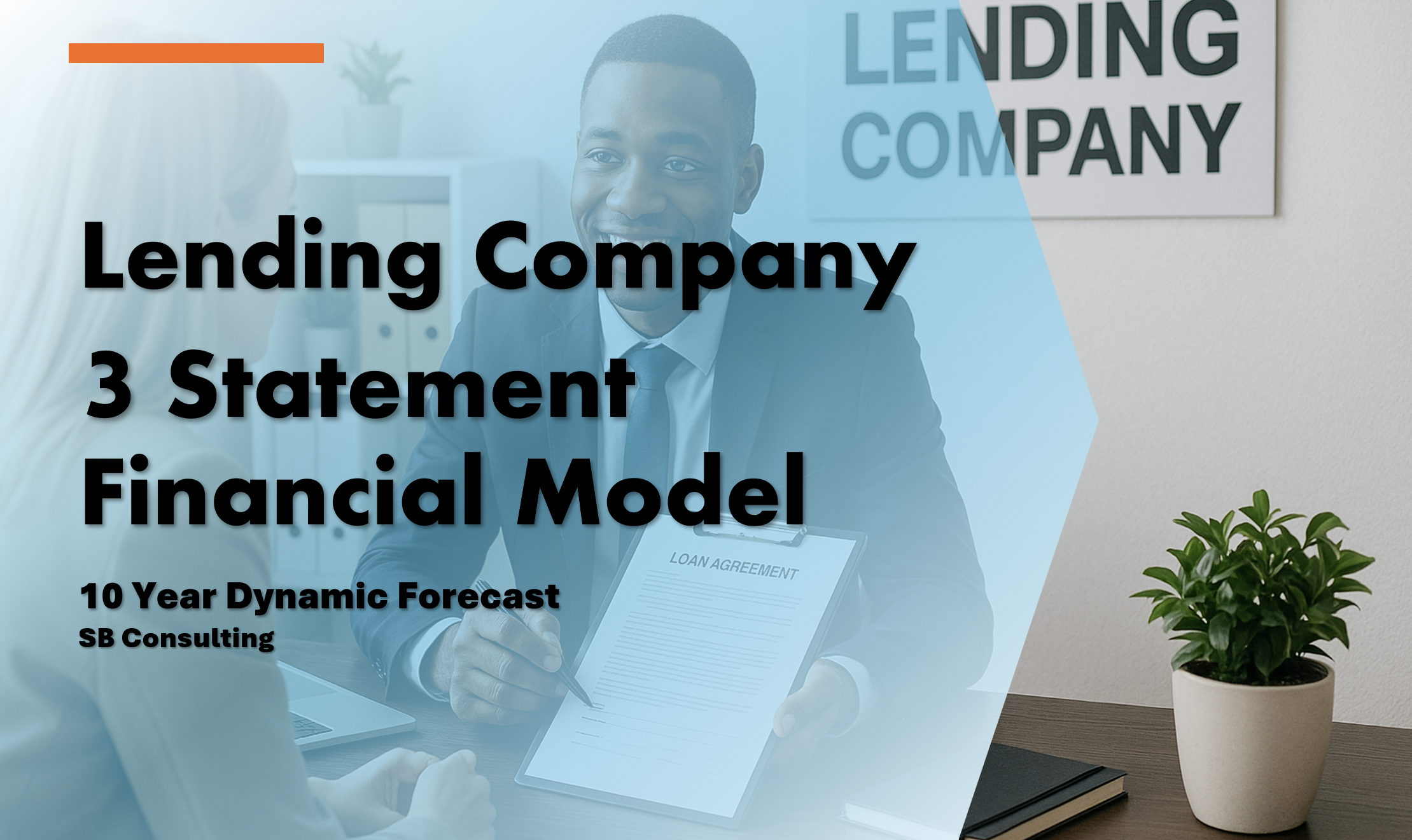 Lending Company 3 Statement Financial Model Template
