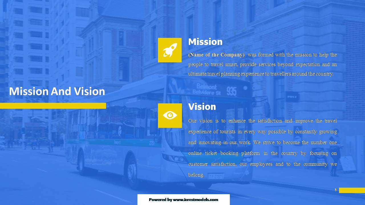 Pitch Deck of an Online Bus Booking Service