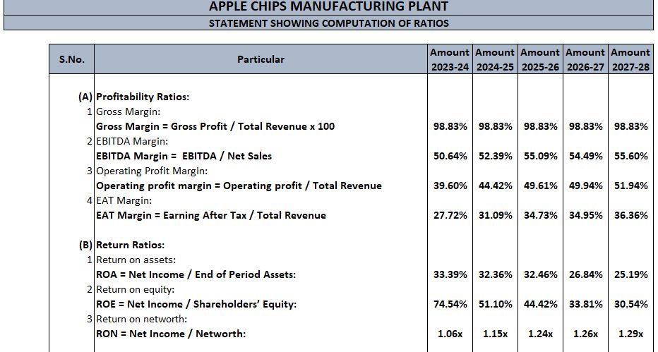 PROJECT REPORT FOR APPLE CHIPS