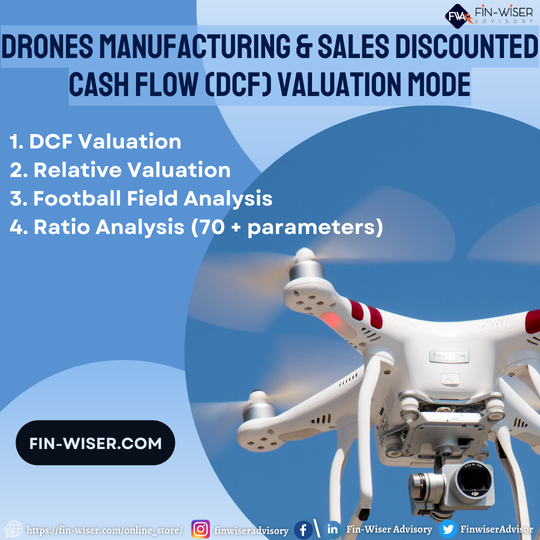 Drone Manufacturing & Sales – Discounted Cash Flow (DCF) Valuation Model