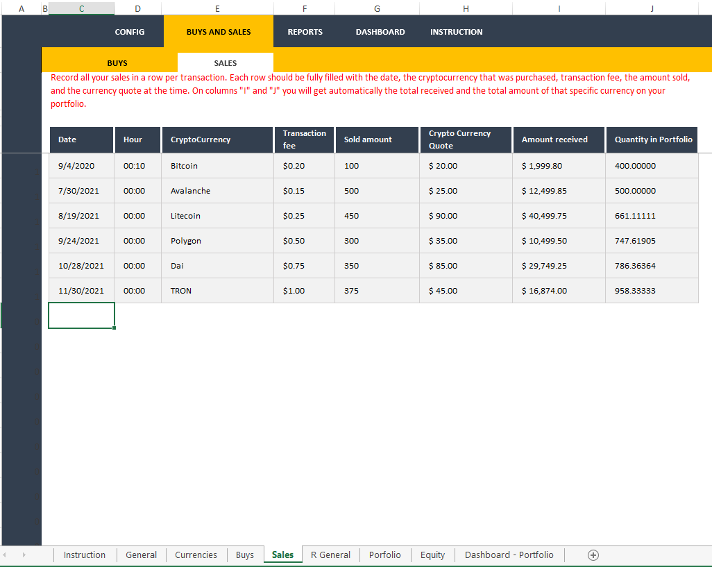 Cryptocurrency Portfolio Dashboard Template Icrest Models Cryptocurrency Portfolio Dashboard Template Icrest Models