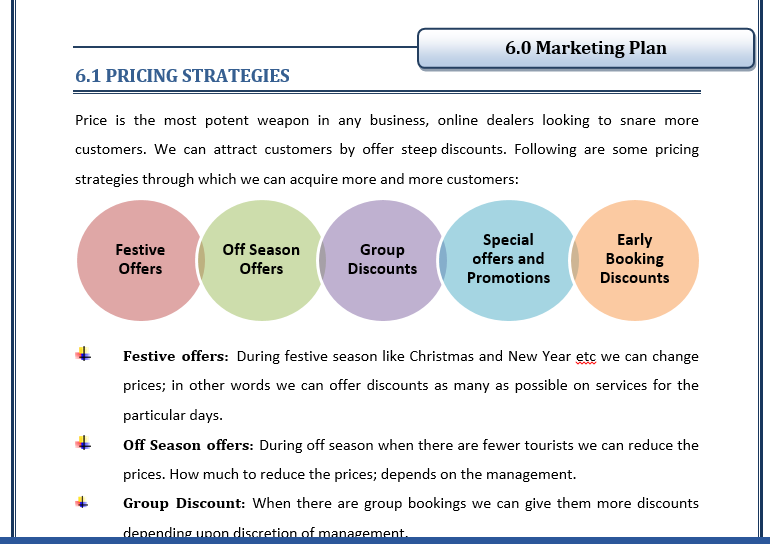 business plan tourism pdf