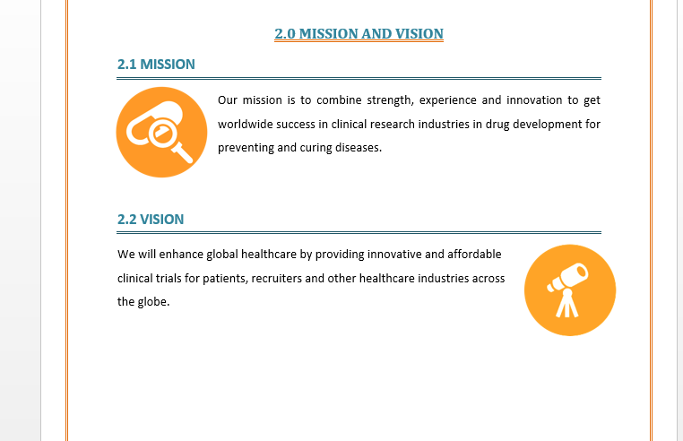 clinical trials unit business plan