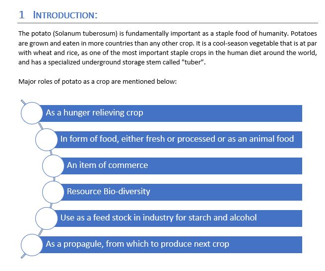 BUSINESS FEASIBILITY REPORT FOR POTATO CHIPS Icrest Models